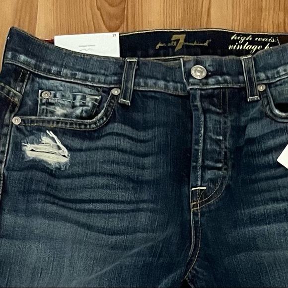 New 7 FOR ALL MAN KIND. High waisted vintage bootcut - Picture 5 of 5